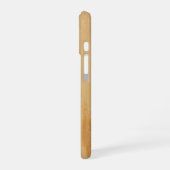 Lichte houtbordtexturen iPhone 16 hoesje (Linkerkant)