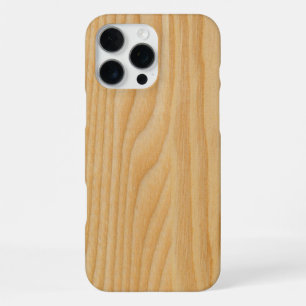 Lichte houtbordtexturen iPhone 16 pro max hoesje
