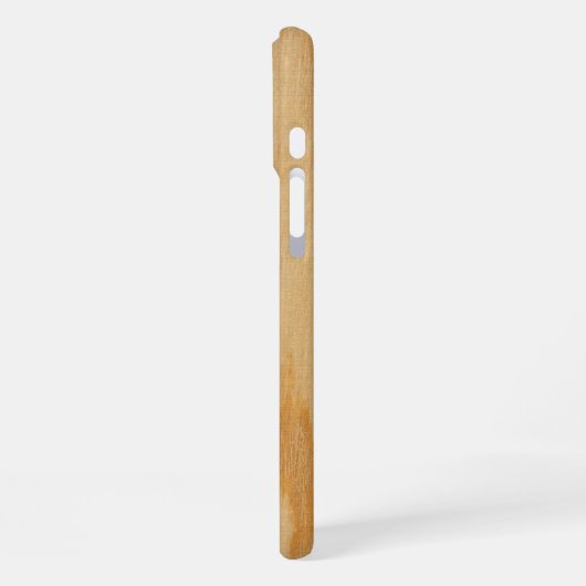 Lichte houtbordtexturen iPhone hoesje (Linkerkant)