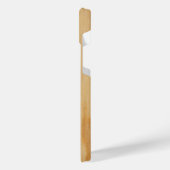 Lichte houtbordtexturen iPhone hoesje (Linkerkant)