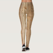 lichte houten lambrisering leggings (Achterkant)
