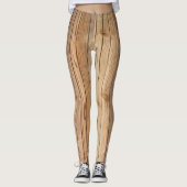 lichte houten lambrisering leggings (Voorkant)
