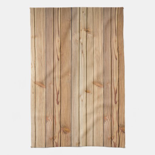 Lichte houten lambrisering textuur theedoek (Verticaal)