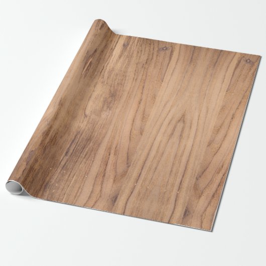 Lichte houten planken, met houten graan cadeaupapier (Uitgerold)