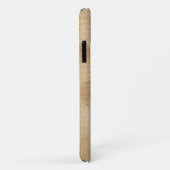 Lichte houtextuur Case-Mate iPhone case (Achterkant/rechts)