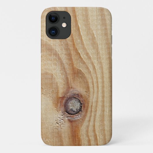 Lichte houtextuur Case-Mate iPhone case (Achterkant)