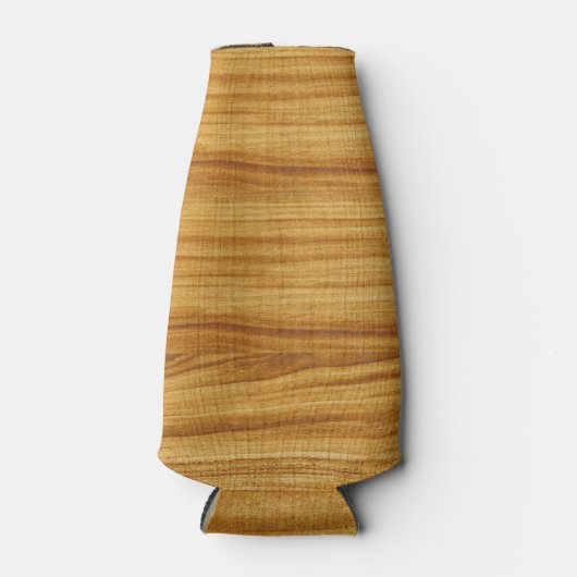 Lichte houtnerf flesjeskoeler (Voorkant)