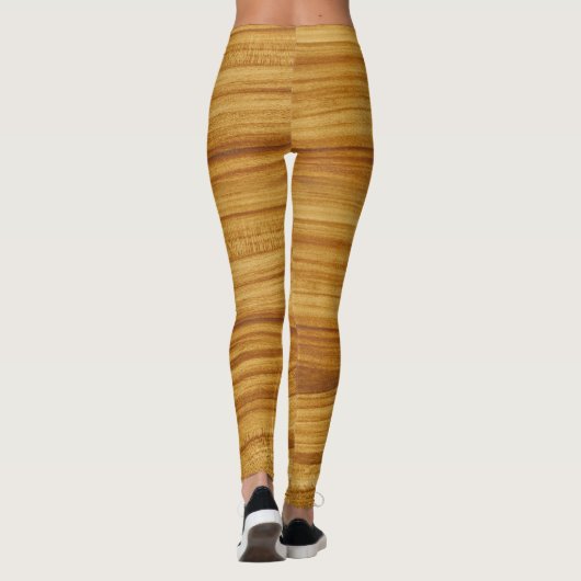 Lichte houtnerf leggings (Achterkant)