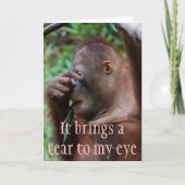 Lichte Humor van het Vrouw over Veroudering Kaart (Voorkant)