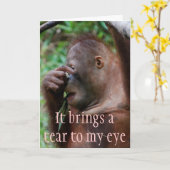 Lichte Humor van het Vrouw over Veroudering Kaart (Gele Bloem)