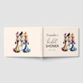 Lichte jurk vrouwen bruidsdouche  gastenboek (Volledig)