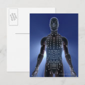 Lichte kaart van acupunctiepunten (Voorkant / Achterkant)