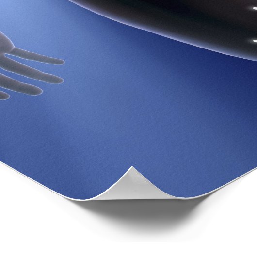 Lichte kaart van acupunctiepunten poster (Hoek)