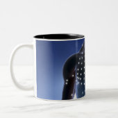 Lichte kaart van acupunctiepunten tweekleurige koffiemok (Links)