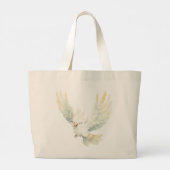Lichte Kant van het Leven Roze Flamingo Grote Tote Bag (Achterkant)