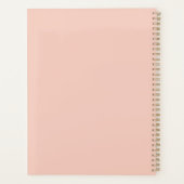 Lichte Kant van het Leven Roze Flamingo Planner (Achterkant)