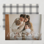 Lichte Kerstkaart (Voorkant / Achterkant)