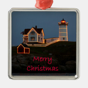 Lichte kerstmis metalen ornament