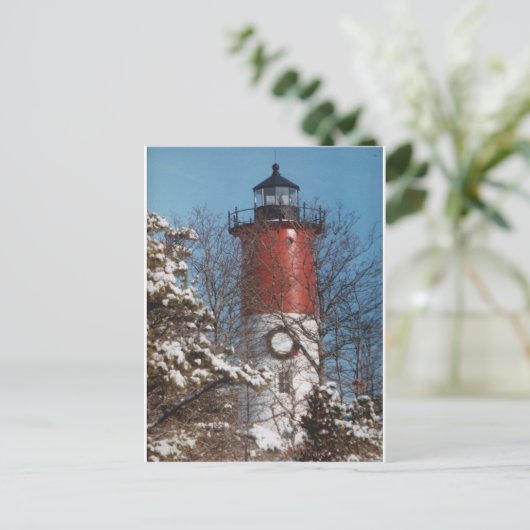 Lichte Kerstmis van Nauset Feestdagenkaart (Staand voorkant)