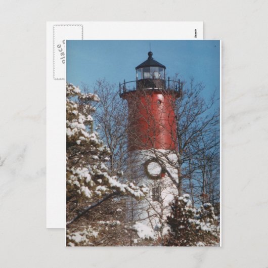 Lichte Kerstmis van Nauset Feestdagenkaart (Voorkant / Achterkant)