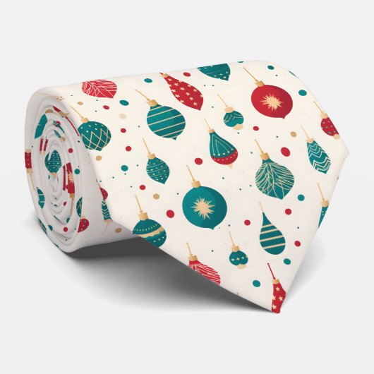 Lichte kerstversieringen stropdas (Opgerold)
