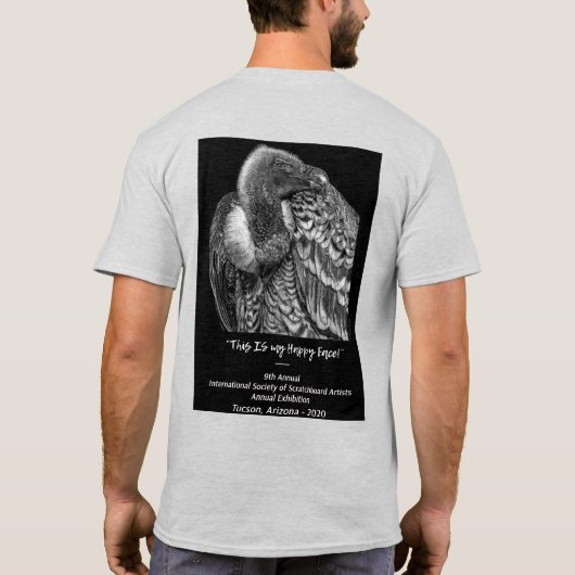 Lichte kleur - 2020 Jaarlijkse tentoonstelling t-s T-shirt (Achterkant)