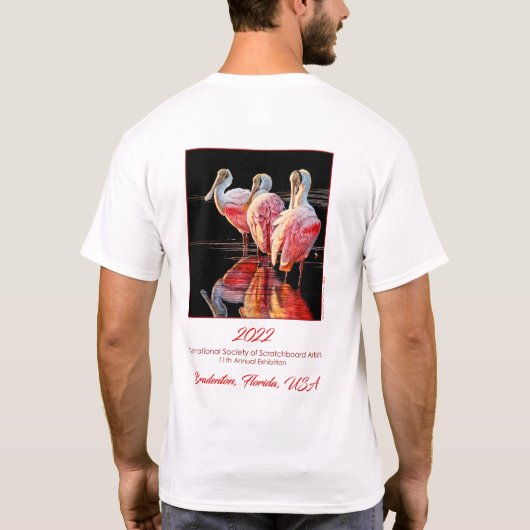 Lichte kleur - 2022 ISSA jaartentoonstelling T-Shi T-shirt (Achterkant)