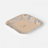 Lichte kleur papieren bordje (Gebogen)