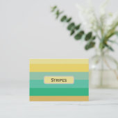 Lichte Kleur Strepen Visitekaartje (Staand voorkant)
