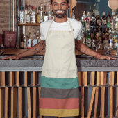  lichte kleurenstrepen schort