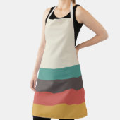  lichte kleurenstrepen schort (Insitu)