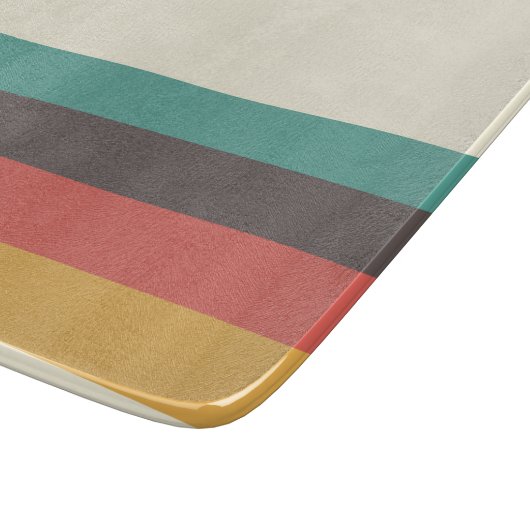  lichte kleurenstrepen snijplank (Hoek)