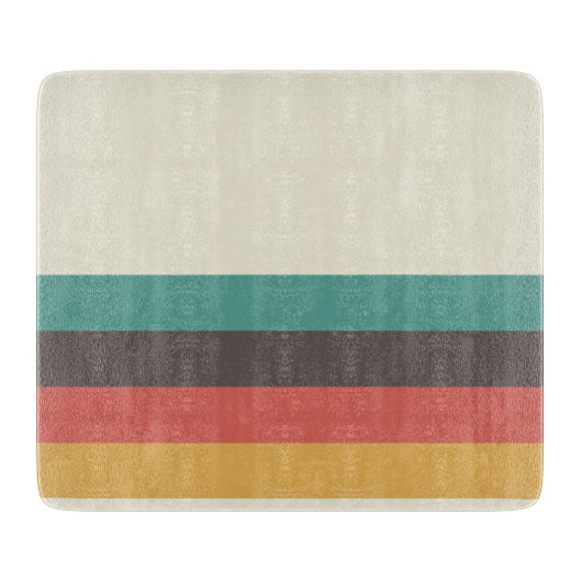  lichte kleurenstrepen snijplank (Voorkant)