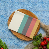 lichte kleurenstrepen theedoek