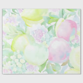 Lichte kleurrijke perzik cadeaupapier (Vlak)