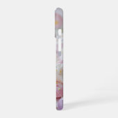 Lichte kleurrijke vormen iPhone 16 hoesje (Linkerkant)