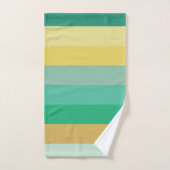 Lichte kleurstrepen bad handdoek (Handdoek)