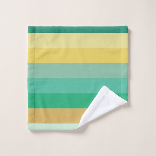 Lichte kleurstrepen bad handdoek (Wasdoekje)