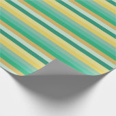 Lichte kleurstrepen cadeaupapier (Hoek)