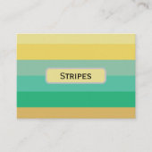 Lichte kleurstrepen visitekaartje (Voorkant)