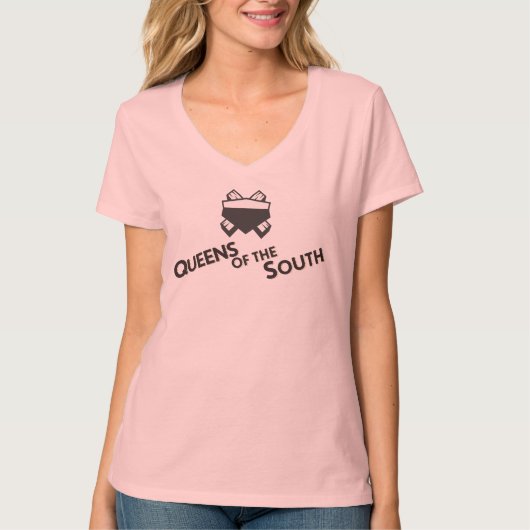 Lichte koninginnen uit het zuiden t-shirt (Voorkant)