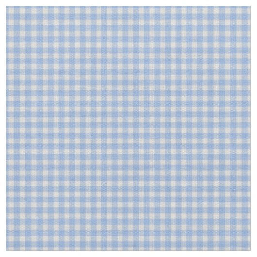 lichte koningsblauwe gingham ruit stof (Close Up)