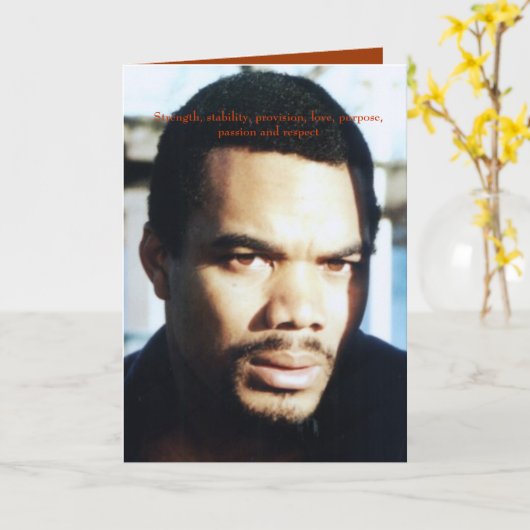 lichte kopie, Sterkte, stabiliteit, p... - Geperso Kaart (Gele Bloem)