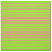 Lichte koraal & Chartreuse gekleurde lijnen Stof (Swatch)