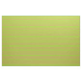 Lichte koraal & Chartreuse gekleurde lijnen Stof (Fat Quarter)