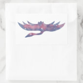 lichte kraan-starscape-Sticker Rechthoekige Sticker (Tas)