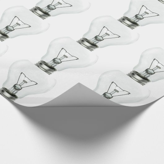 Lichte lamp cadeaupapier (Hoek)