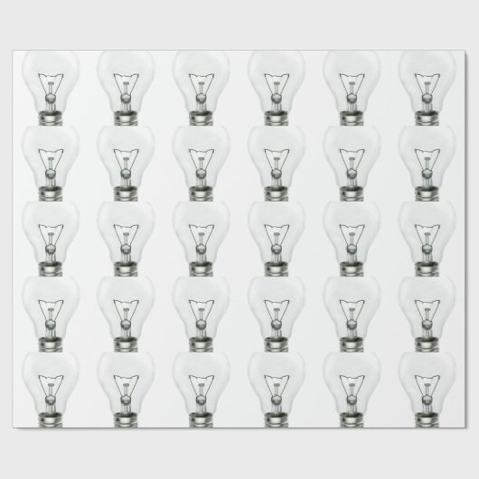 Lichte lamp cadeaupapier (Vlak)