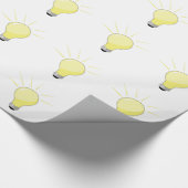 Lichte lamp cadeaupapier (Hoek)