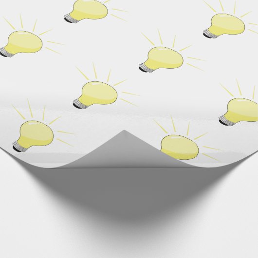 Lichte lamp cadeaupapier (Hoek)